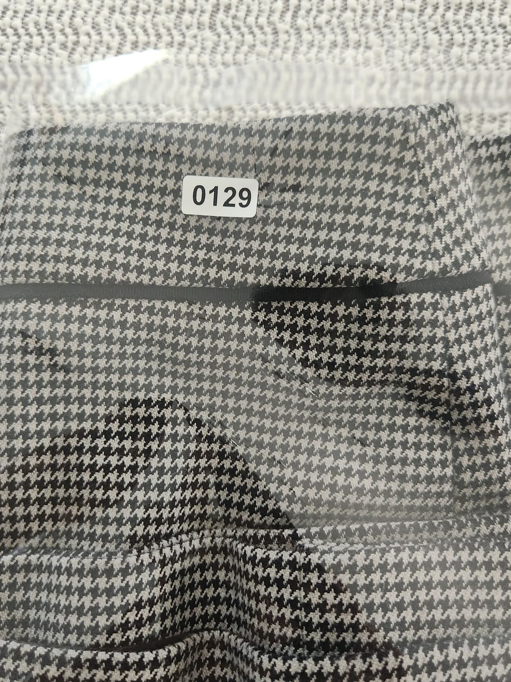 LOFT Mini Skirt in Black & White Houndstooth